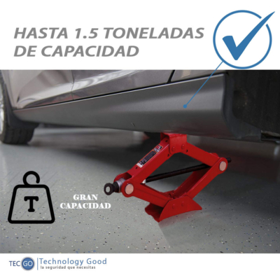 Gata Tipo Castillo Toneladas Tecgo Auto Accesorios