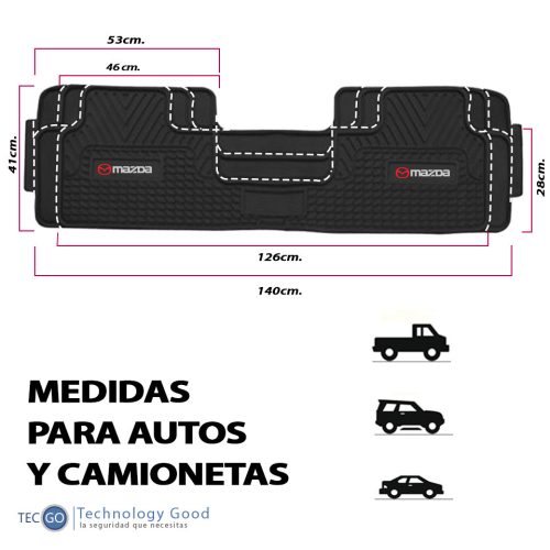 PISO DE AUTO TIPO MAZDA PVC/TAPIS/PROTECTOR/SUELO