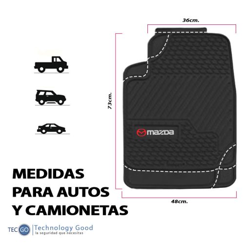 PISO DE AUTO TIPO MAZDA PVC/TAPIS/PROTECTOR/SUELO