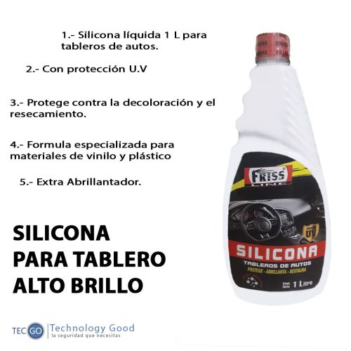 SILICONA PARA LIMPIEZA DE TABLERO DE AUTO