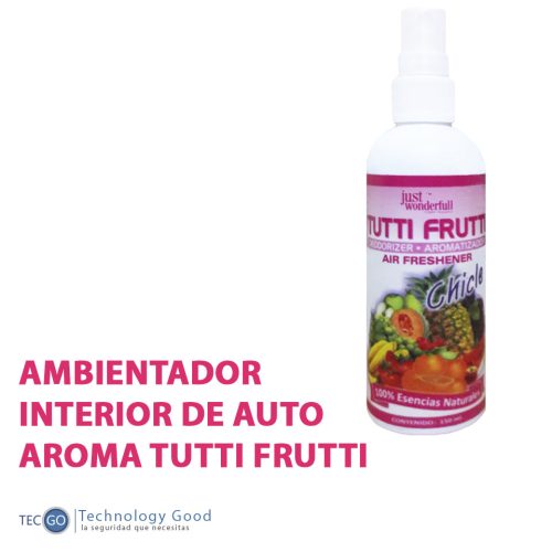 Ambientador Interior De Auto Spray Olor a Tutti Frutti