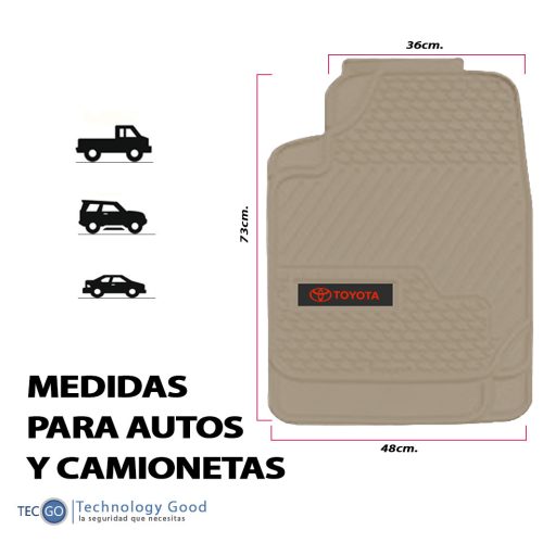 Piso De Auto Tipo Toyota Camioneta Pvc/tapiz Generico/suelo