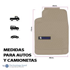 Piso De Auto Tipo Peugeot Camioneta Pvc/tapiz Generico/suelo