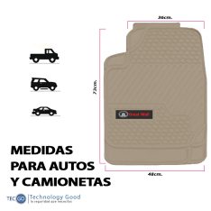 Piso De Auto Tipo Great Wall Camioneta Pvc/tapiz Generico