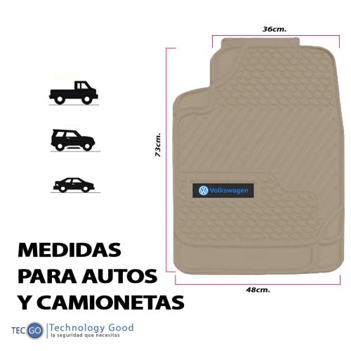 Piso De Auto Tipo Volkswagen Camioneta Pvc/tapiz Generico