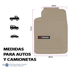 Piso De Auto Tipo Mazda Camioneta Pvc/tapiz Generico/suelo