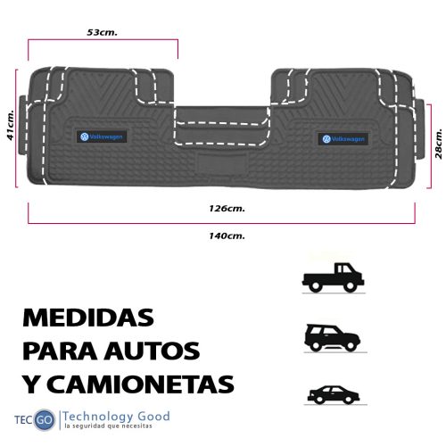 Piso De Auto Tipo Volkswagen Camioneta Pvc/tapiz Generico