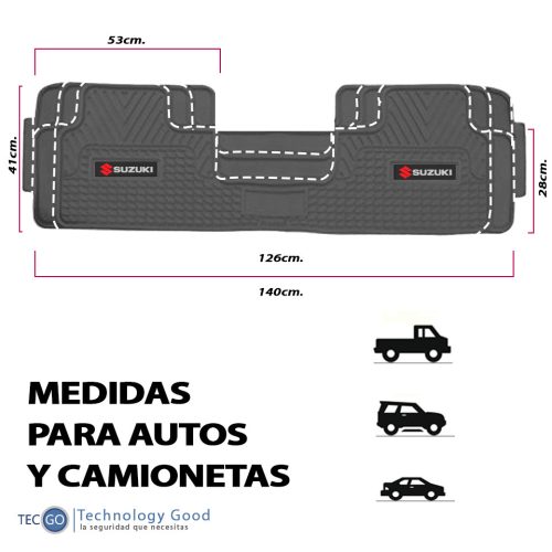 Piso De Auto Tipo Suzuki Camioneta Pvc/tapiz Generico/suelo