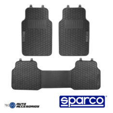 PISO 3 PIEZAS  SPARCO GRIS PVC/FUNDA/PROTECTOR/PISO
