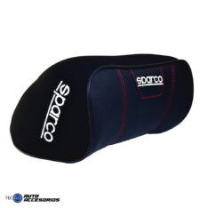COJIN CABEZAL ALMOHADA CERVICAL SPARCO CORSA NEGRO LINEA ROJA