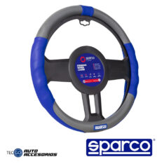 FUNDA DE TIMON SPARCO AZUL/PLOMO