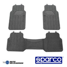 PISO SPARCO 3 PIEZAS PVC GRIS