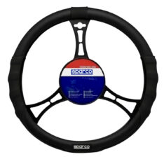 FUNDA DE TIMON SPARCO NEGRO GAMUZA
