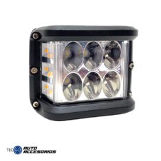 FARO LED 10V-80V 50W + DRL ÁMBAR MULTI-STROBO SK-FL200-W/Y SKY