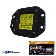 FARO P/EMPOTRAR 6 LEDS 9-36V 60W AMARILLO SK-FLPE6L-DY SKY