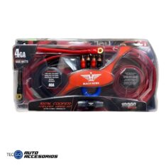 KIT CABLES PREMIUN 5000W BH-4GA 100%COBRE BLACK HAWK